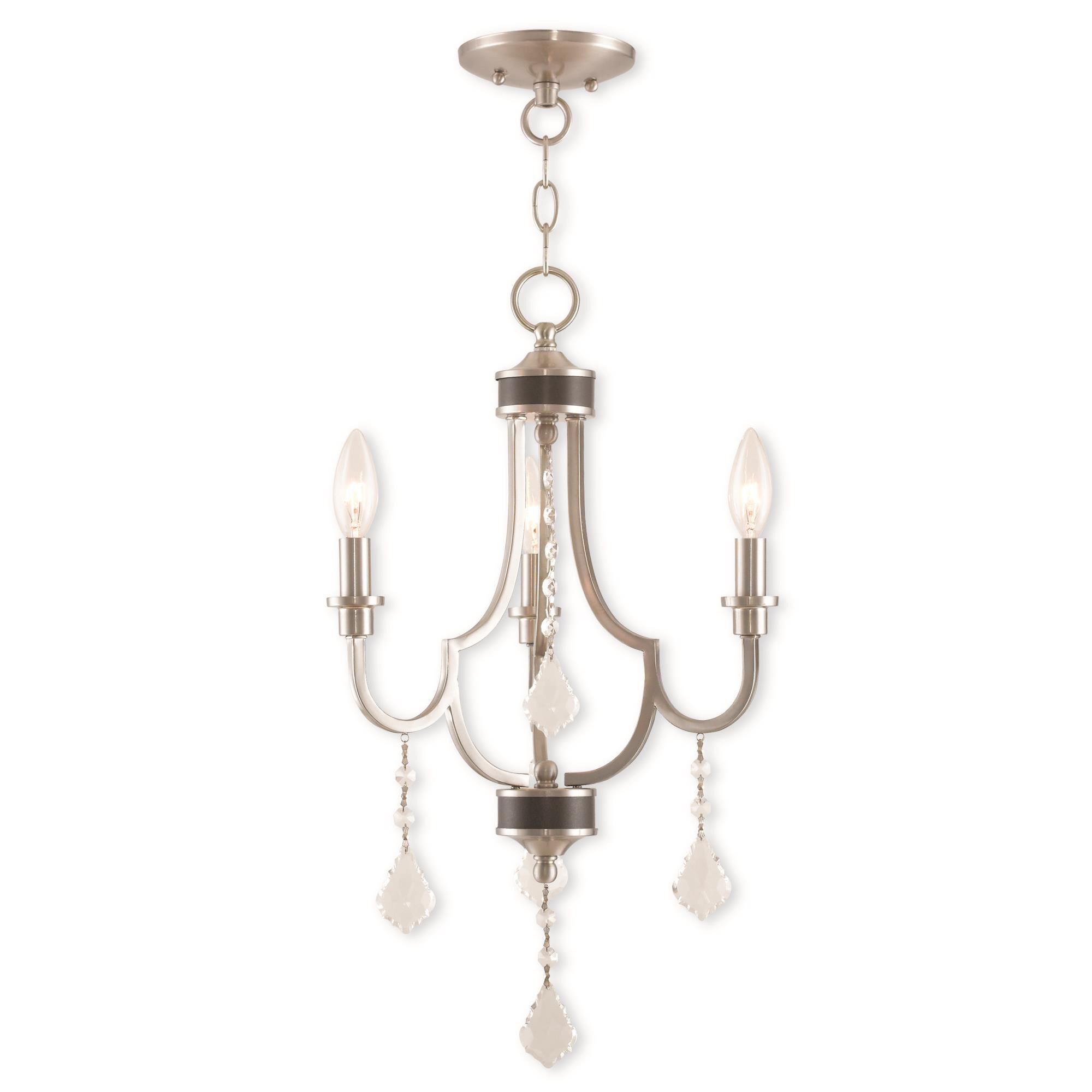 Glendale 14 Inch 3 Light Mini Chandelier by Livex Lighting